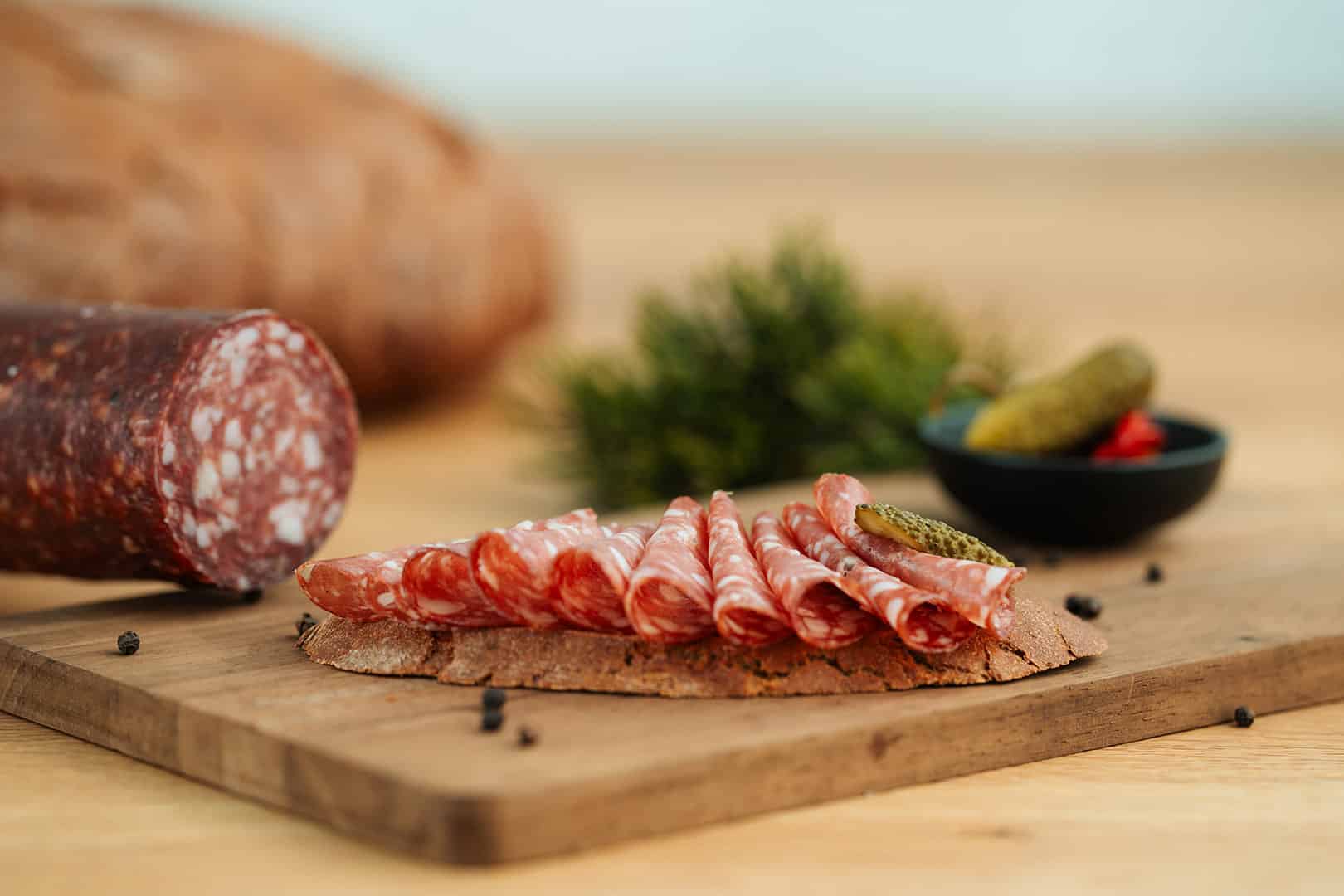 Kärntner Bergsalami grüner Pfeffer ca. 1kg