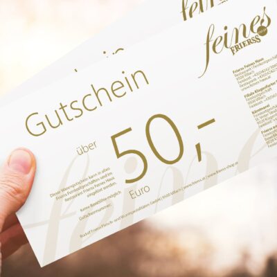 50 Euro Frierss Genuss-Gutschein für Restaurant & Feinkost