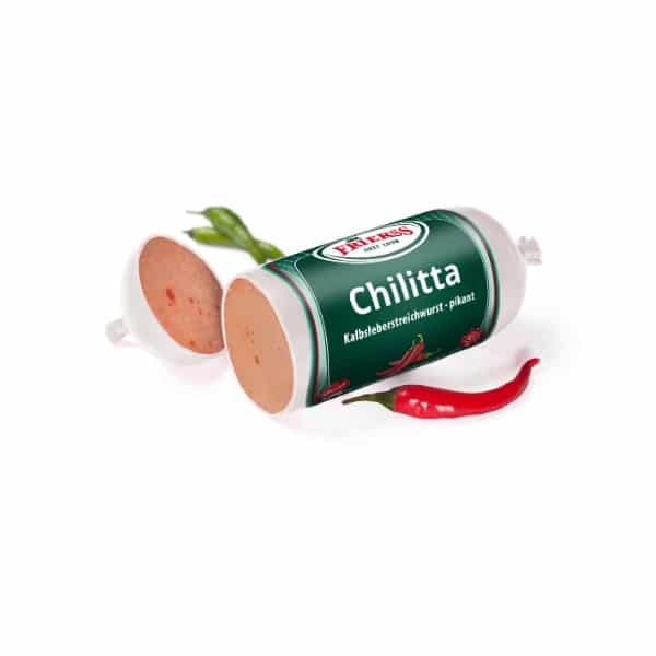 Kalbsleberstreichwurst Chili 200g